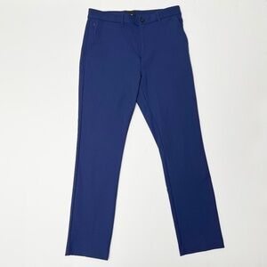 Away travel Men's Chino Streamline Pants Size 34x30 Blue Nylon Zip Pockets